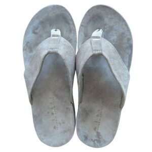 Reef Men's US 8 Brown Suede Leather Thong Sandals